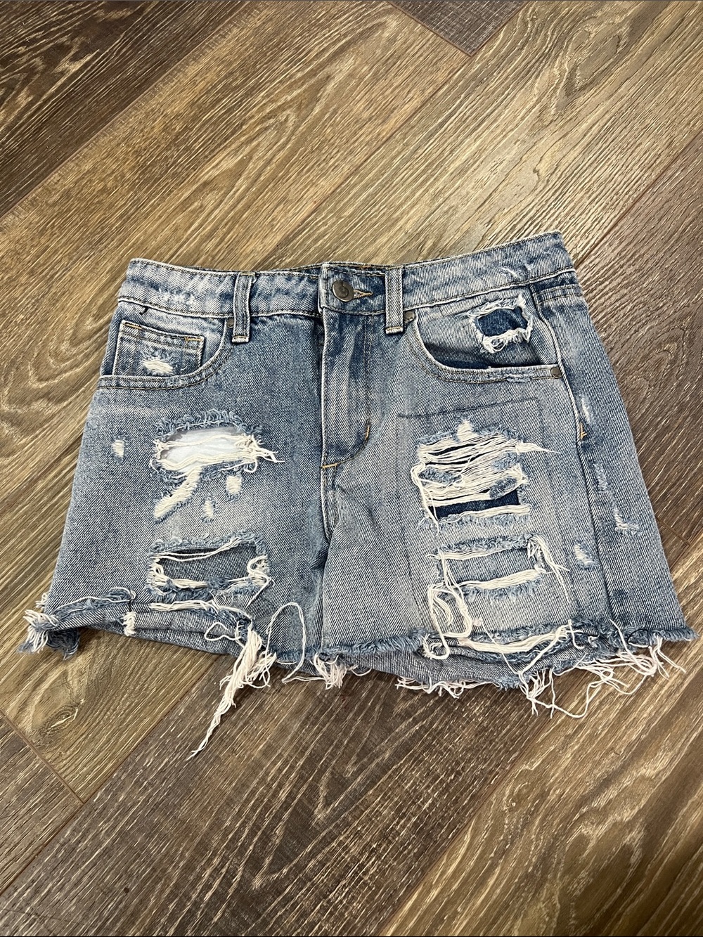 Joe’s Distressed Denim Kid’s Shorts - Light Blue